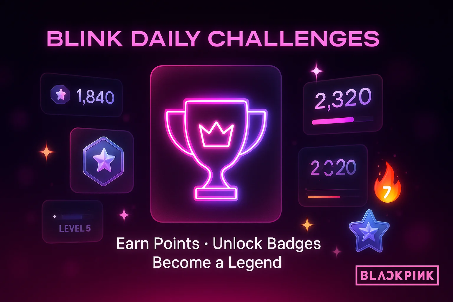 New BLINK Feature: Daily Challenges Are Here! Earn Points and Badges