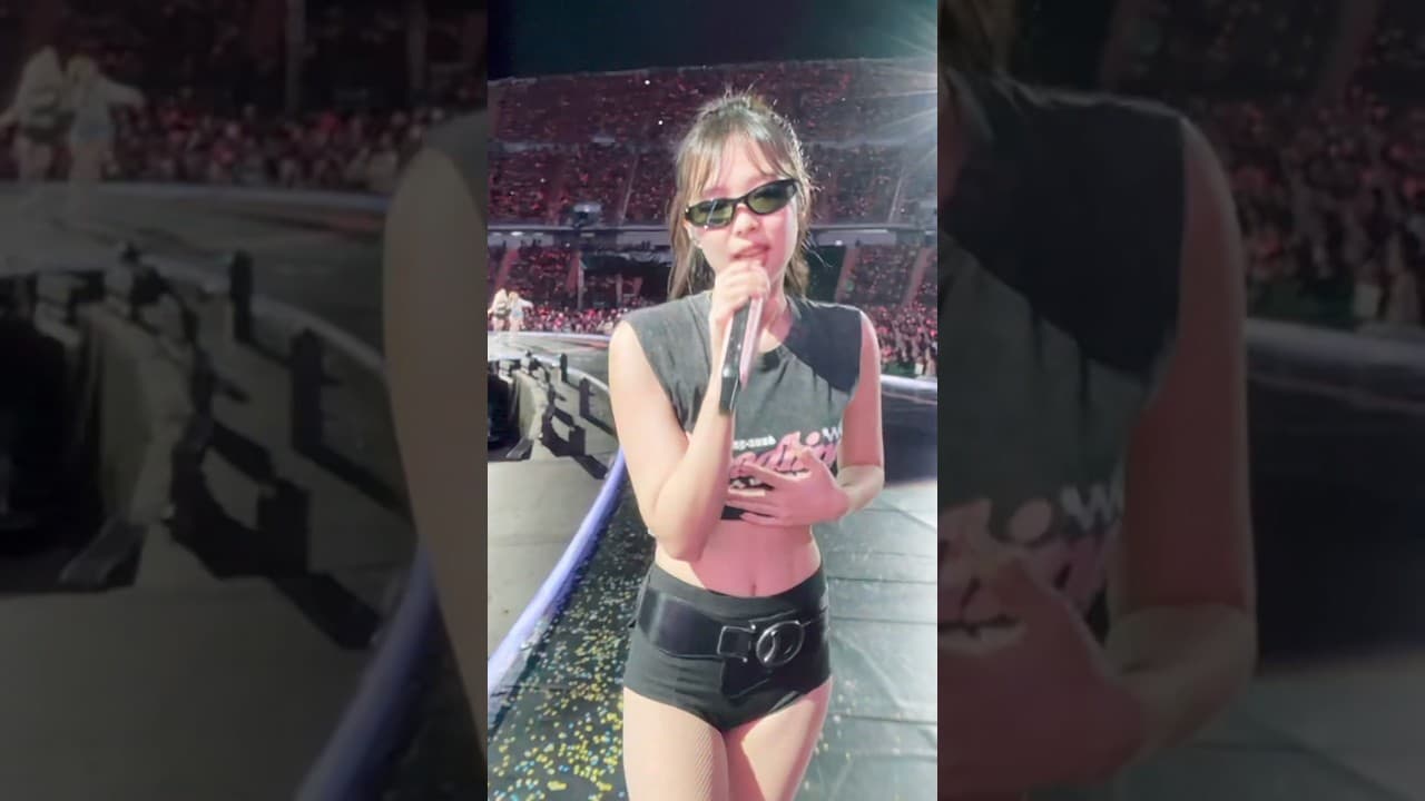 BLACKPINK WORLD TOUR 2025 - DEADLINE (BANGKOK) DAY 2 - Kick It (JENNIE MOMENT)