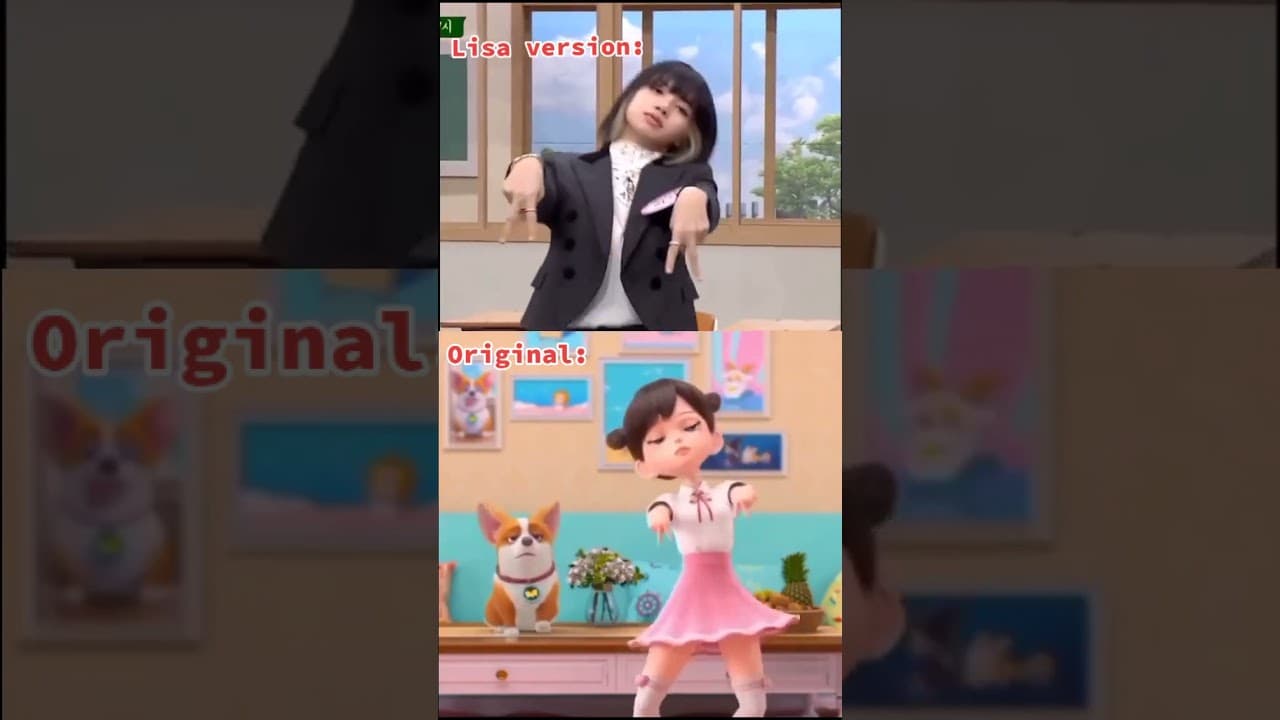 Lisa crab dance vs animated crab dance