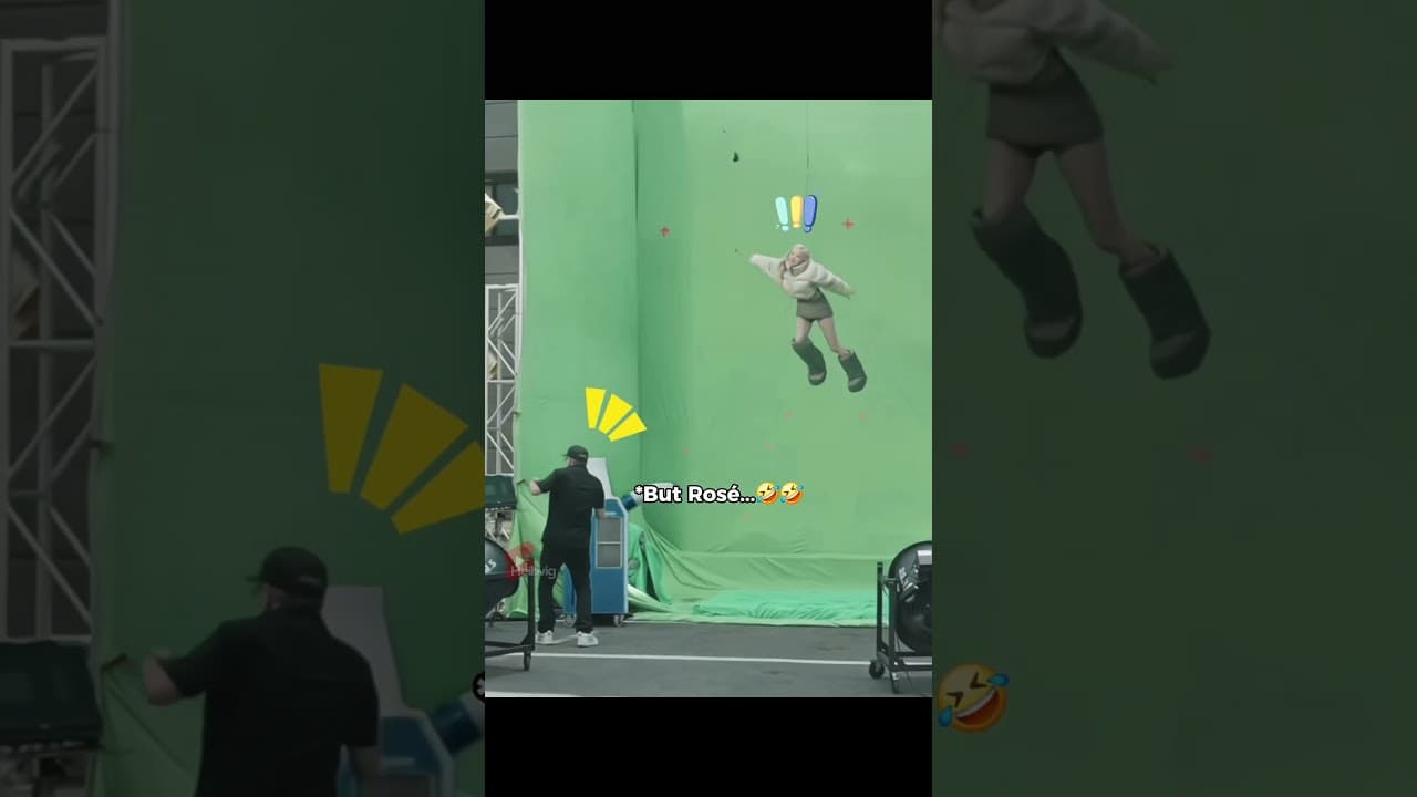 Mid-air Rosé going wild in JUMP