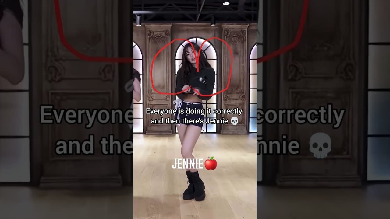 Jennie made an apple challenge
